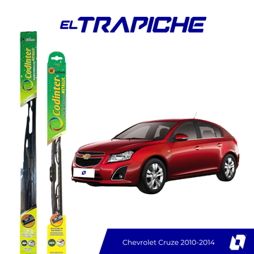 Limpiaparabrisas Chevrolet Cruze 2010-2014 Metálicas Codinter