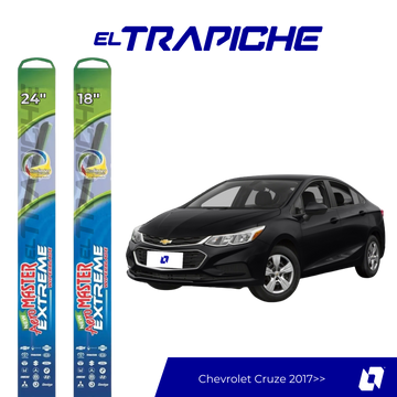 Plumillas Chevrolet Cruze 2017 en adelante