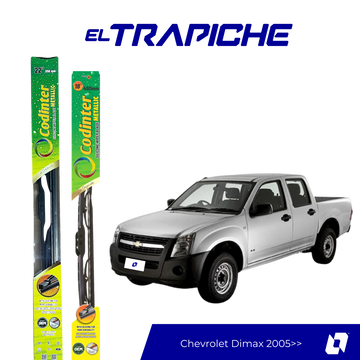Limpiaparabrisas Chevrolet Dimax 2005 en adelante Metálicas Codinter
