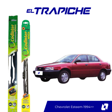 LimpiaparabrisasChevrolet Esteem 1994 en adelante Metálicas Codinter