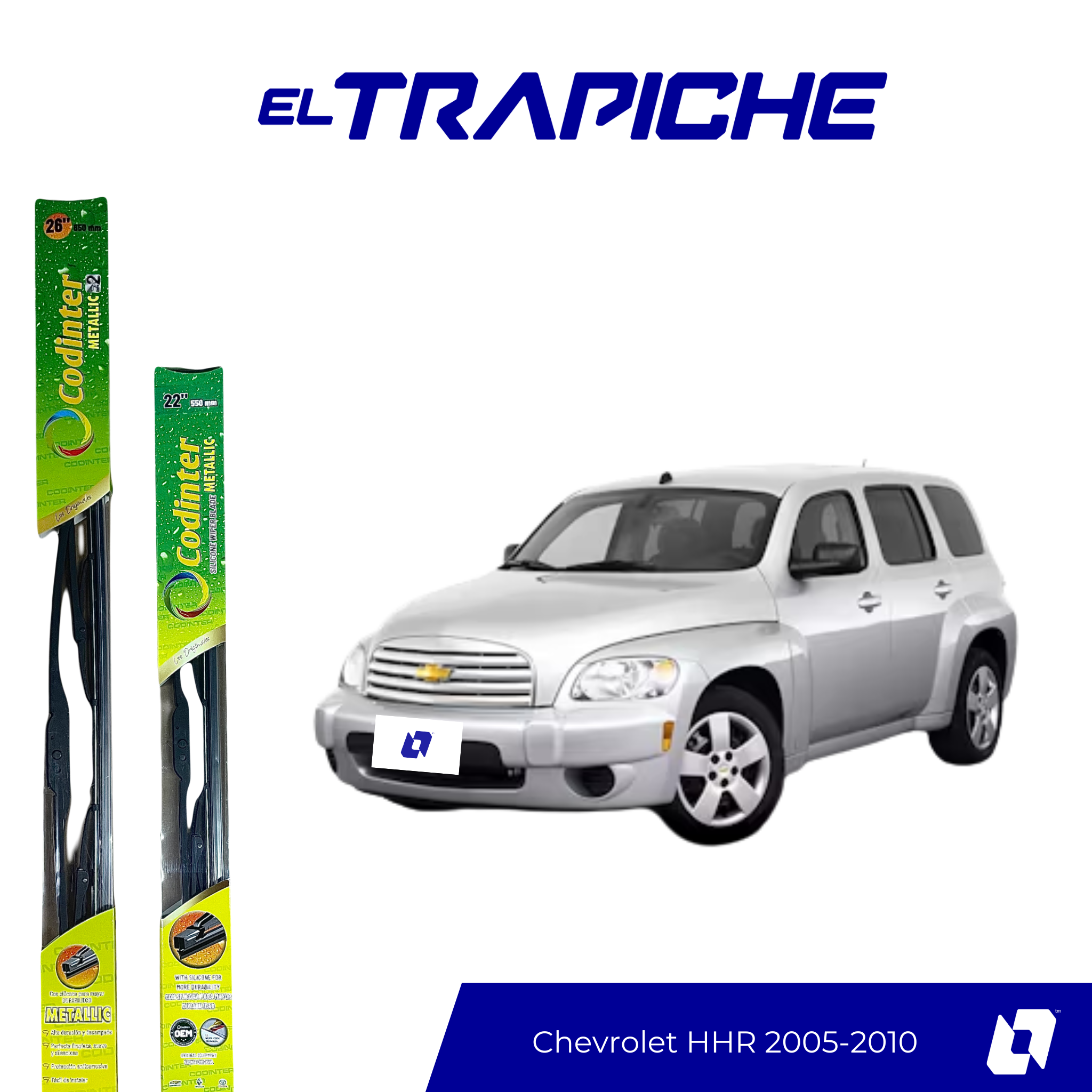 Plumillas Chevrolet HHR 2005-2010