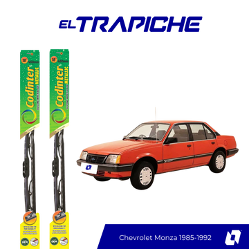 Limpiaparabrisas Chevrolet Monza 1985-1992 Metálicas Codinter