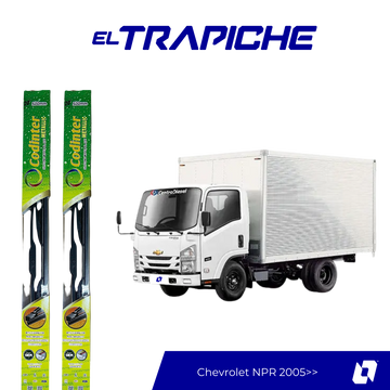 Limpaparabrisas Chevrolet NPR 2005 en adelante Metálicas Codinter 