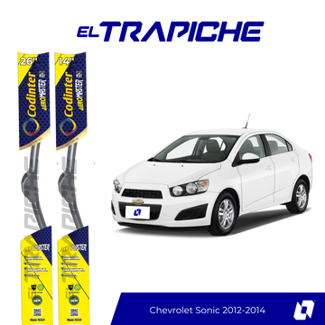 Plumillas Chevrolet Sonic 2012-2014