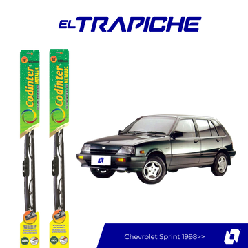 Limpiaparabrisas Chevrolet Sprint 1998 en adelante Metálicas Codinter