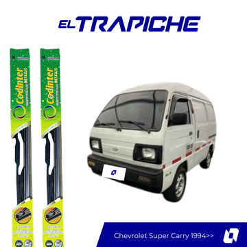 Limpiaparabrisas Chevrolet Super Carry 1994 en adelante Metálicas Codinter