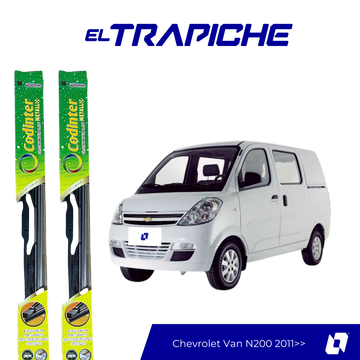 Limpiaparabrisas Chevrolet Van N200 2011 en adelante Metálicas Codinter