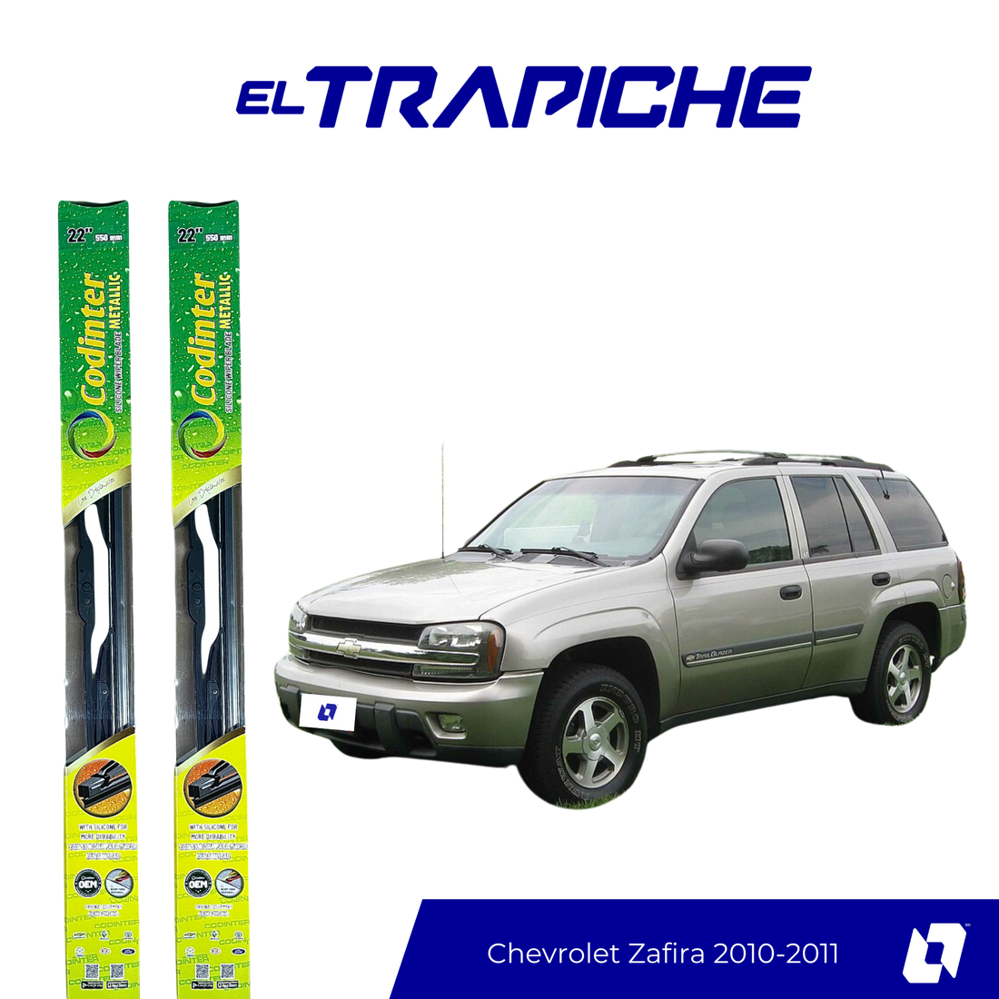 Plumillas Chevrolet Zafira 2010-2011 