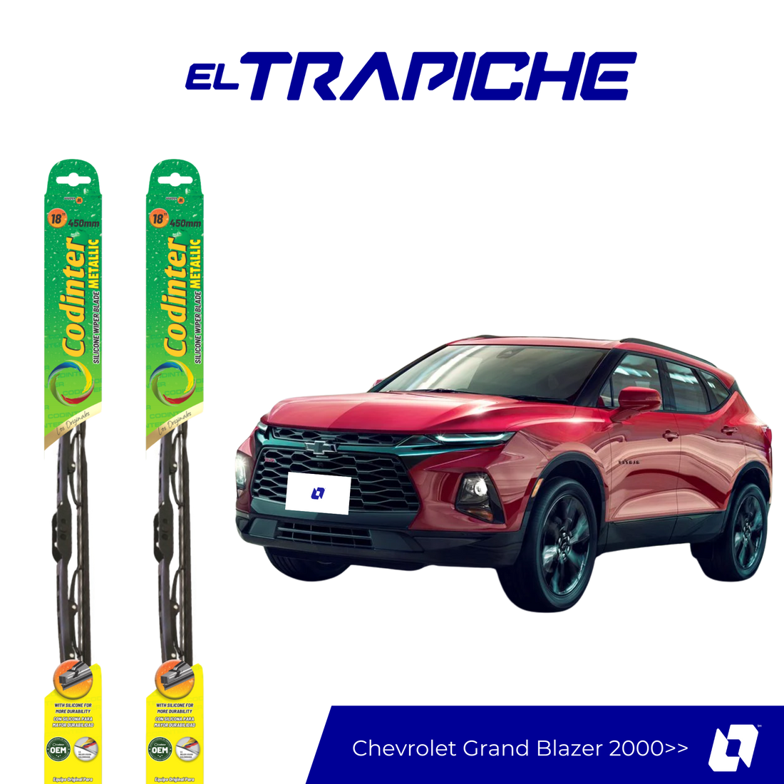 Plumillas de equipamiento Original con estructura de acero inoxidable, paseadores inoxidables, separadores en fibra antivibración, pintura electrostática para intemperie, rieles inoxidables sobre el caucho para su firmeza, caucho con fusión de silicona para proteger y lubricar, liviana, flexible, silenciosa, asienta sobre todas las curvas de los diversos parabrisas, cumple con las normas de calidad exigidas por las fábricas de autos en el mundo. Diseñada para otorgar un excelente barrido claro, silencioso y