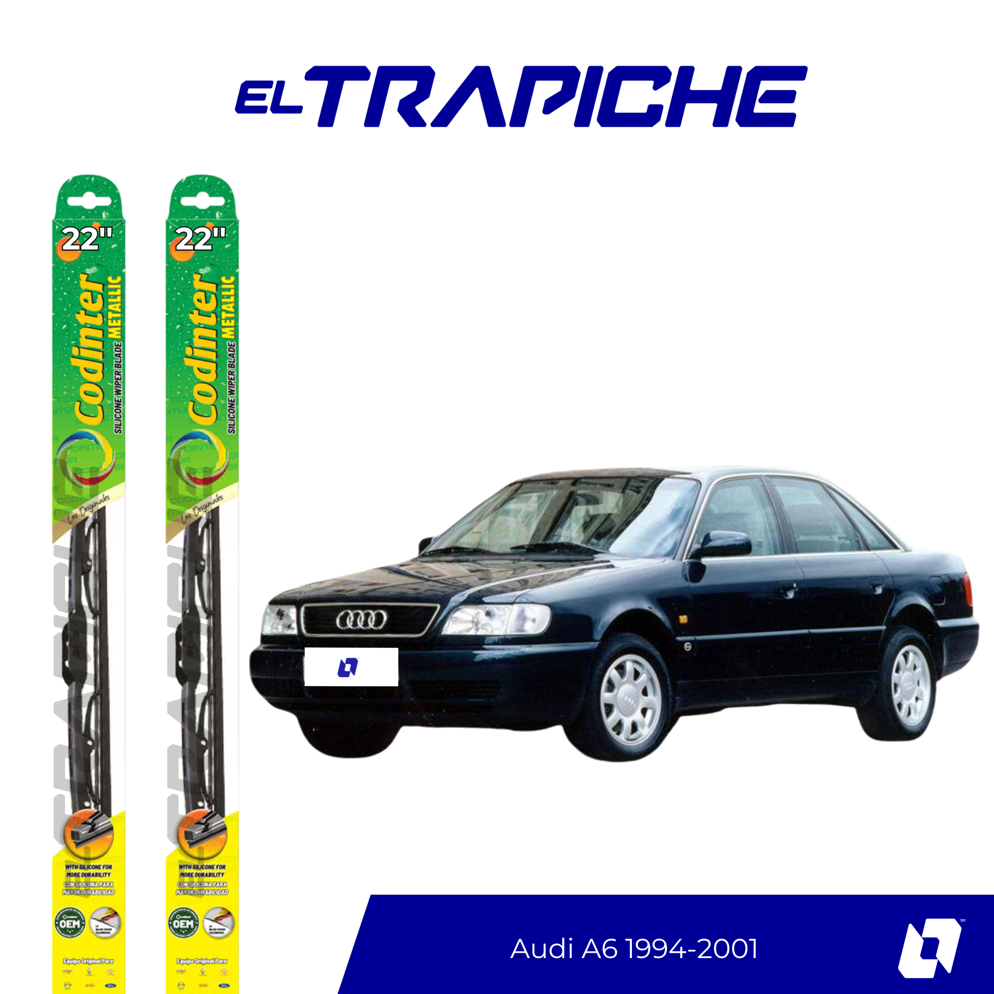 Plumillas Audi A6 1994,1995,1996,1997,1998,1999,2000,2001