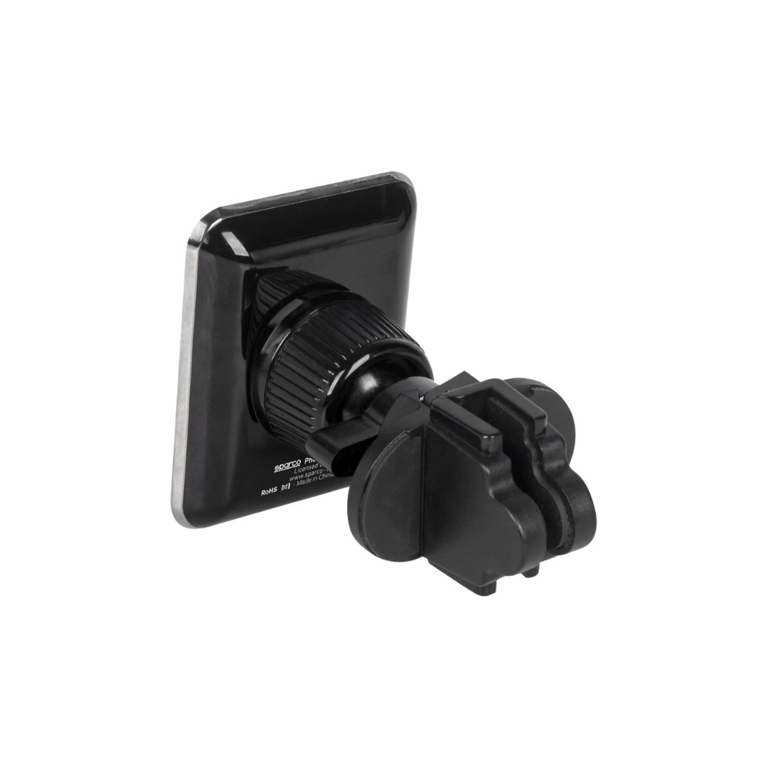 porta celular sparco, soporte celular sparco SPE192, soporte celular rejilla, accesorio auto deportivo, porta móvil carro, soporte manos libres, soporte giratorio 360, sparco accesorios, soporte celular auto, soporte teléfono sparco, gadgets para carro, soporte de rejilla sparco