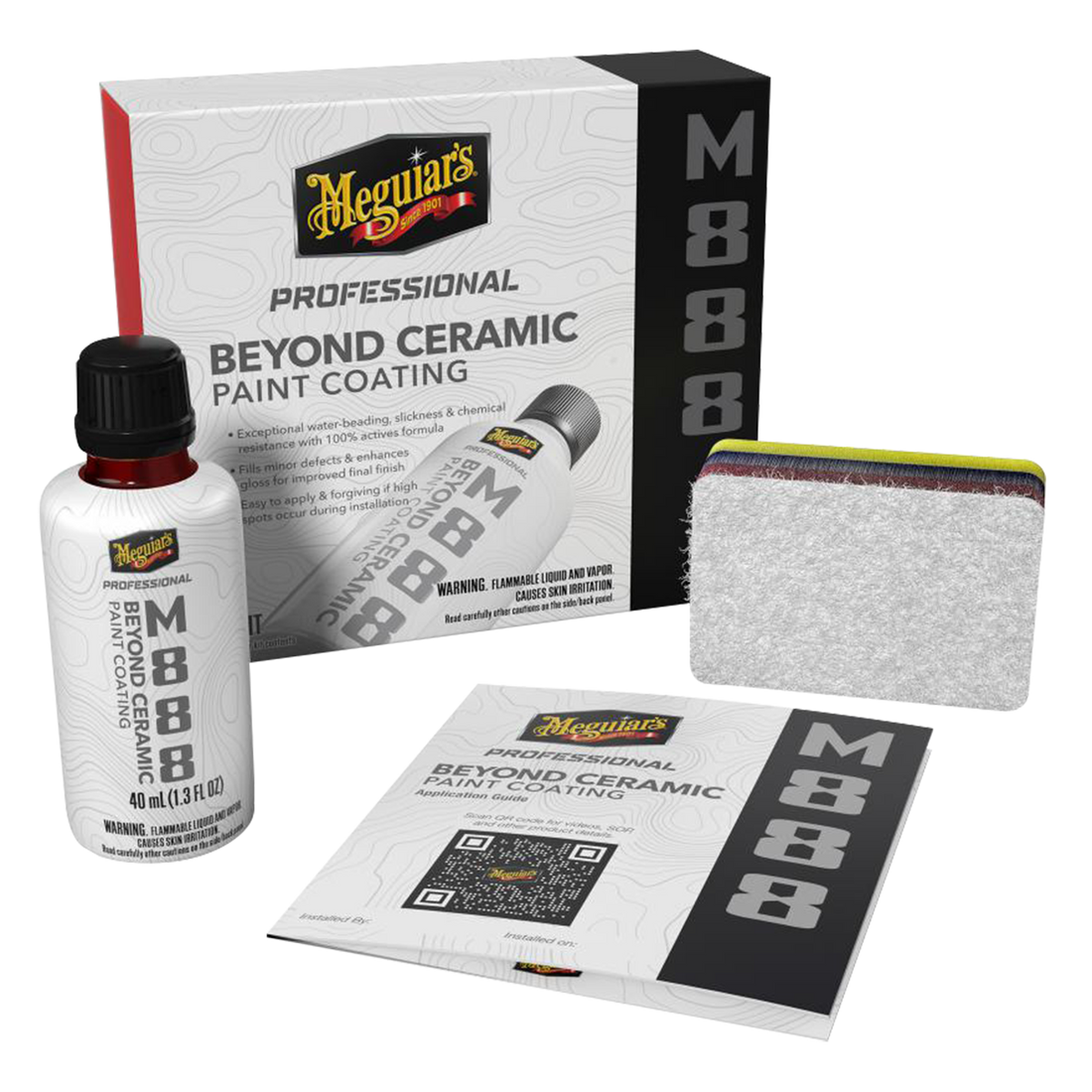 Es un producto profesional innovador basado en una química patentada y mejorada a partir de tecnologías anteriores. Este revestimiento ofrece una protección de pintura duradera, garantizando varios años de resistencia, y cuenta con una fórmula cerámica excepcionalmente fácil de aplicar. Lo mejor es que no necesitas ser un instalador certificado o tener experiencia previa para usarlo: cualquiera puede aplicar nuestro nuevo revestimiento de pintura Beyond Ceramic.