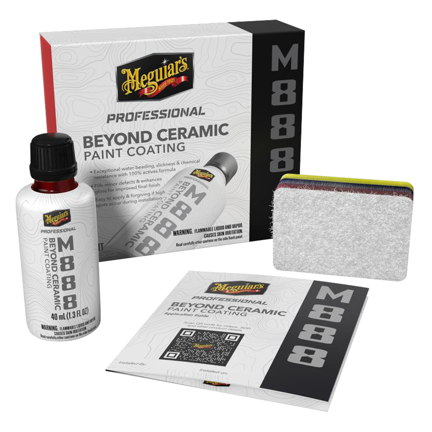 Es un producto profesional innovador basado en una química patentada y mejorada a partir de tecnologías anteriores. Este revestimiento ofrece una protección de pintura duradera, garantizando varios años de resistencia, y cuenta con una fórmula cerámica excepcionalmente fácil de aplicar. Lo mejor es que no necesitas ser un instalador certificado o tener experiencia previa para usarlo: cualquiera puede aplicar nuestro nuevo revestimiento de pintura Beyond Ceramic.