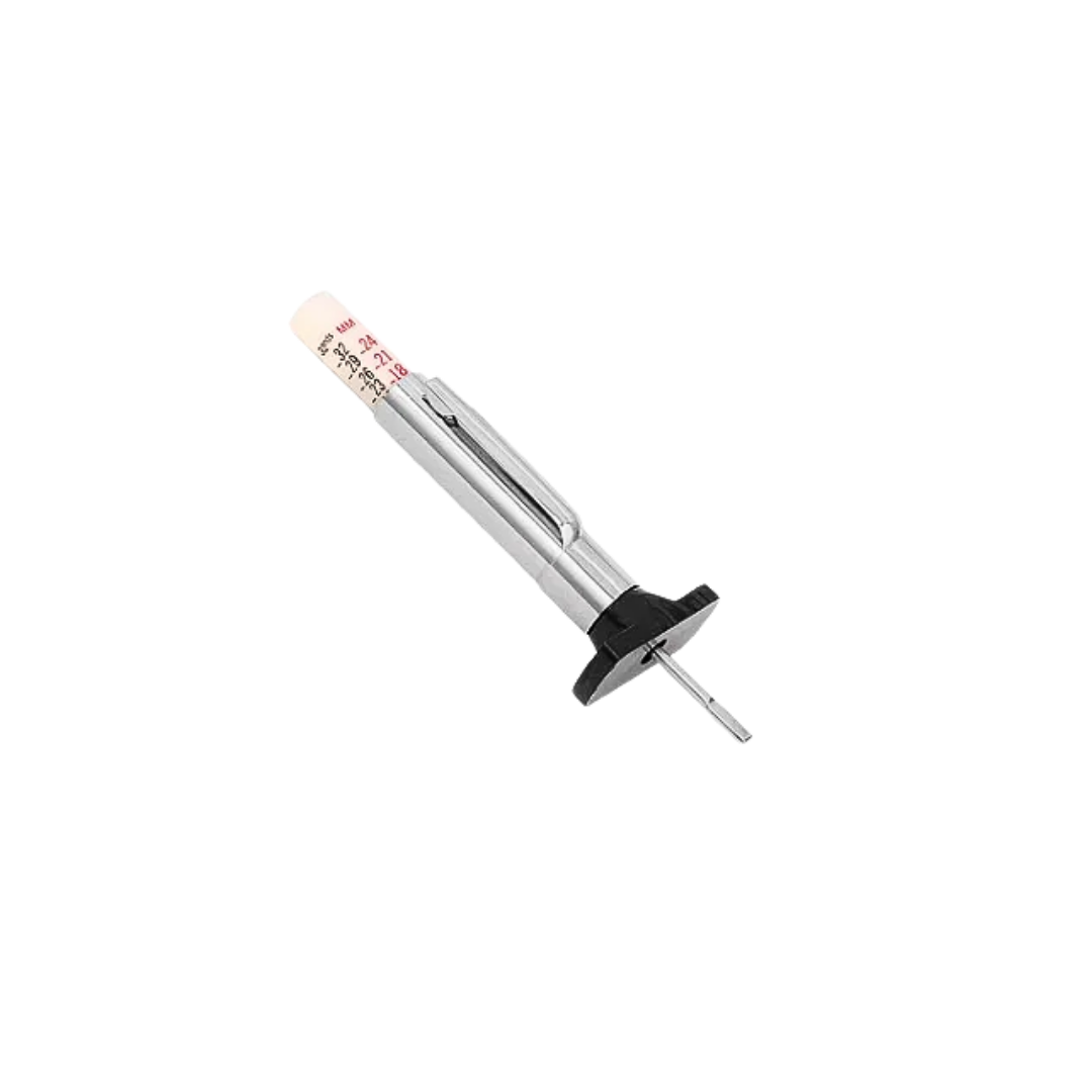 profundímetro, medidor de profundidad, medidor huella llanta, herramienta automotriz, seguridad vial, desgaste neumáticos, revisión llantas, herramienta mecánica, mantenimiento vehículo, precisión automotriz, profundímetro manual, calibrador profundidad, herramientas para carro, accesorios taller, inspección técnica, medidor compacto