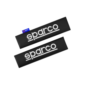  protector cinturón Sparco, accesorios deportivos auto, confort conducción, cinturón acolchado, Sparco original, seguridad y estilo