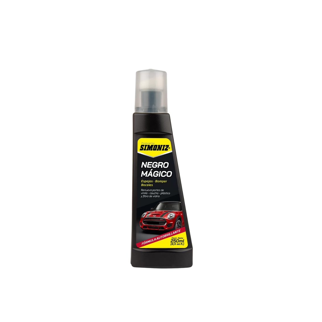 Restaurador de partes negras Simoniz para carro en Medellín, ideal para plásticos, cauchos y molduras exteriores, restaurador partes negras Simoniz renovador plásticos carro
brillo plásticos automotriz cuidado exterior carro restaurador cauchos vehículo productos detailing Colombia
negro para plásticos carro mantenimiento automotriz Medellín
rejuvenecedor de plásticos