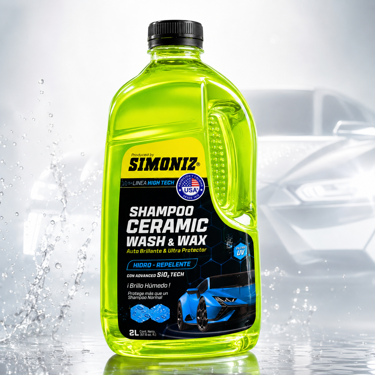 Shampoo Ceramic Wash & Wax Simoniz 2L