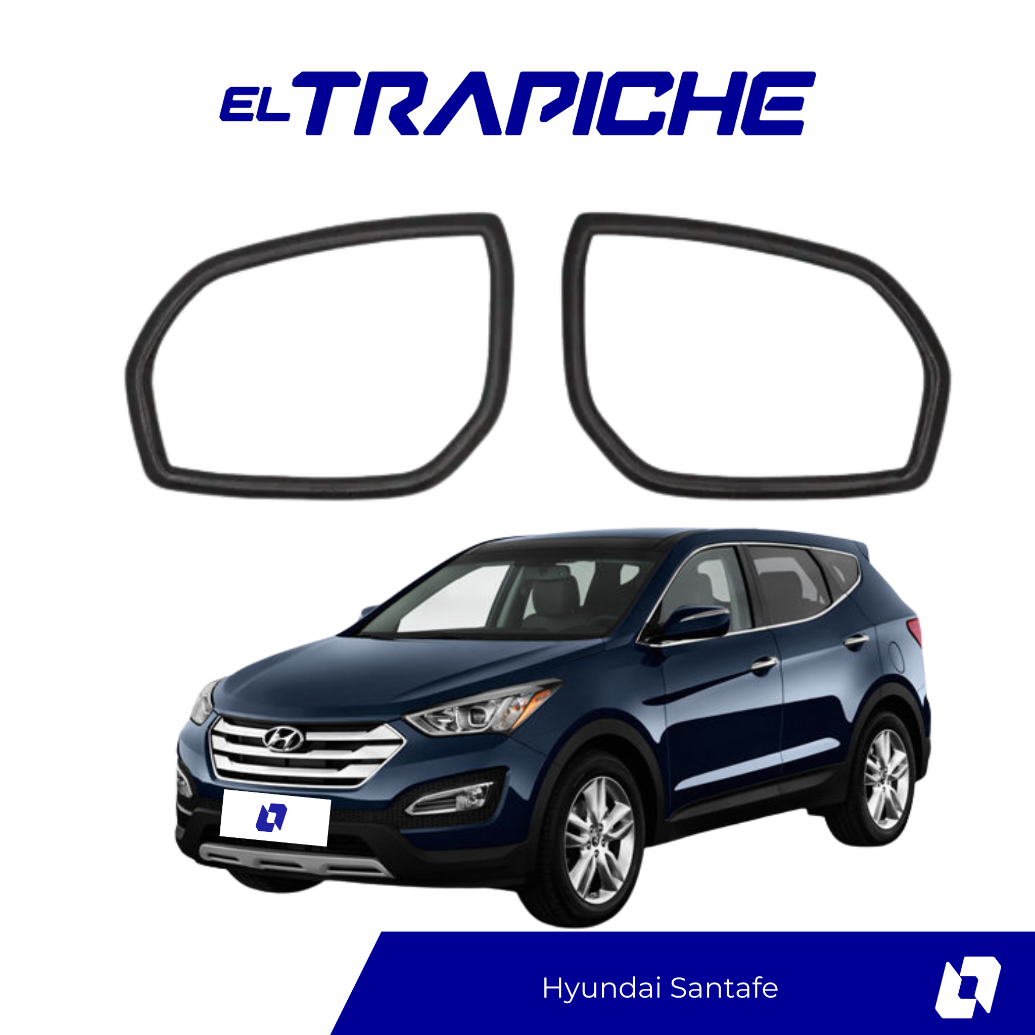 Seguro antirrobo para espejos Hyundai Santafe. Diseño discreto, fácil instalación y máxima protección para tus retrovisores sin modificar el vehículo.