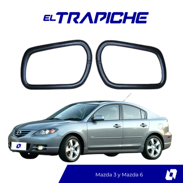 Seguro antirrobo para retrovisores Mazda 3 y Mazda 6. Ajuste perfecto, instalación fácil y sin modificar el vehículo. Protección segura y discreta.