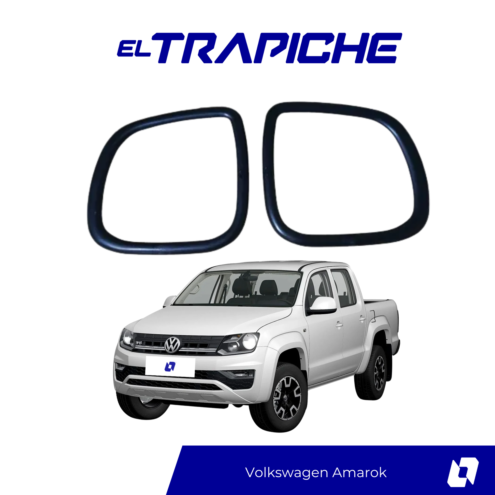 Seguro antirrobo para espejo Volkswagen Amarok. Protege tus retrovisores con sistema de bloqueo fácil de instalar y compatible con modelos originales.