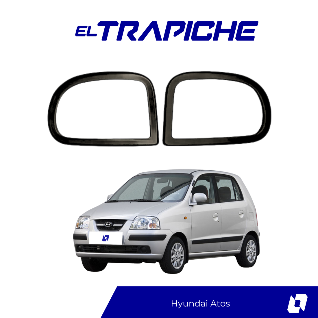 Seguro antirrobo para espejo Hyundai Atos. Protege tus retrovisores con fácil instalación, sin perforaciones y máxima seguridad para tu vehículo.