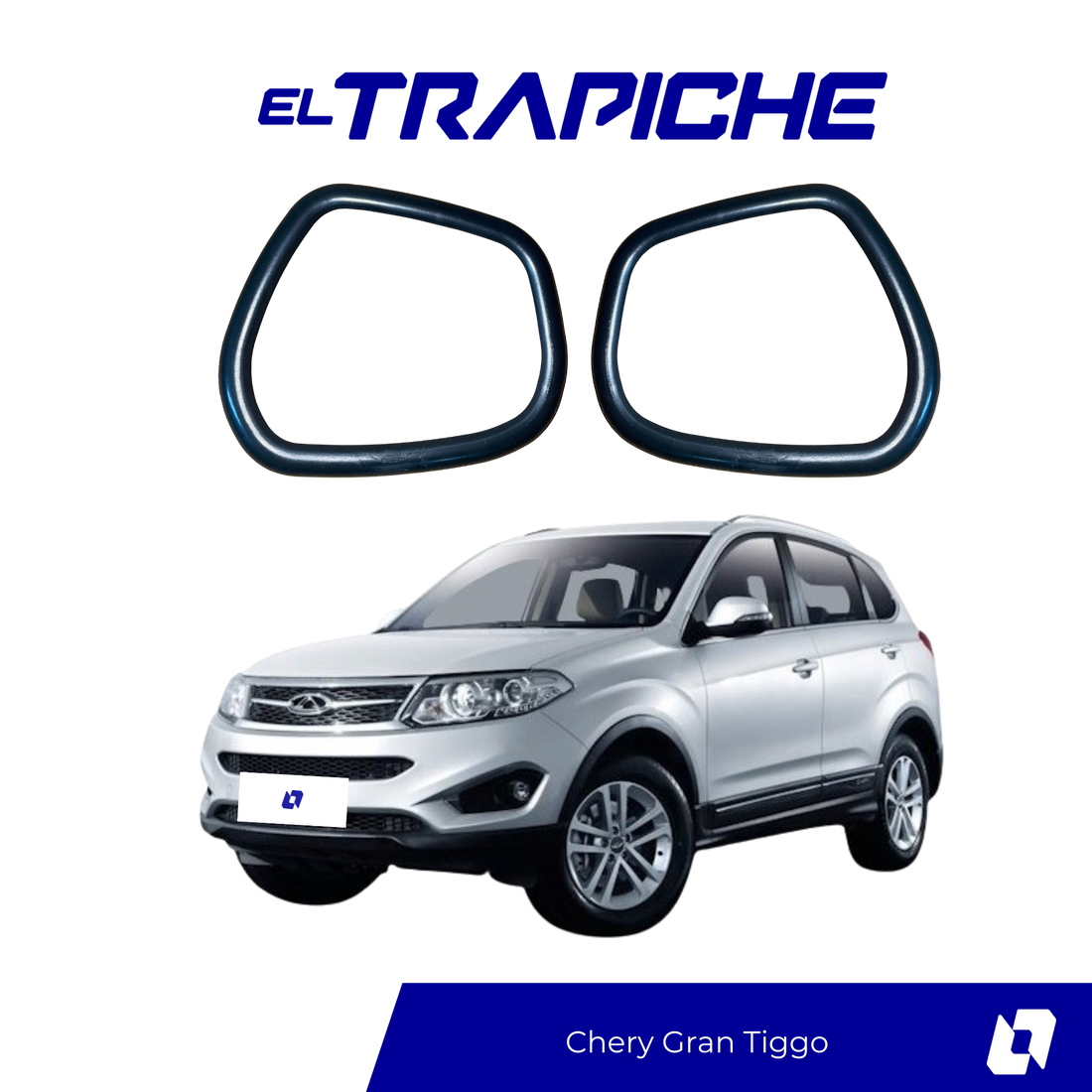 Seguro antirrobo para espejos Chery Gran Tiggo. Evita el robo de retrovisores con instalación rápida y diseño específico para este modelo.