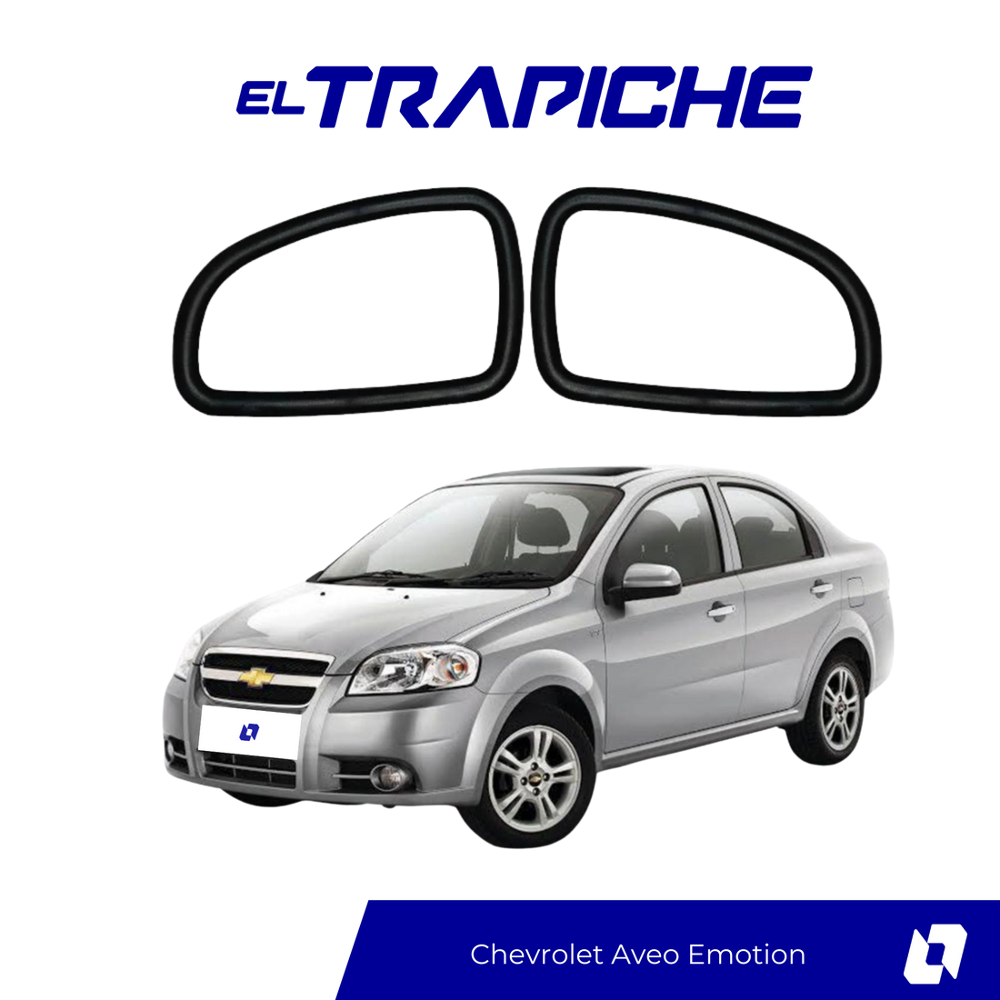 Seguro antirrobo para espejos Chevrolet Aveo Emotion. Protección resistente, discreta y fácil de instalar para mantener tus retrovisores seguros.

