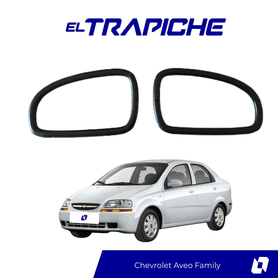 Seguro antirrobo para espejos Chevrolet Aveo Family. Instalación fácil sin perforar. Protege tus retrovisores con máxima seguridad y discreción.