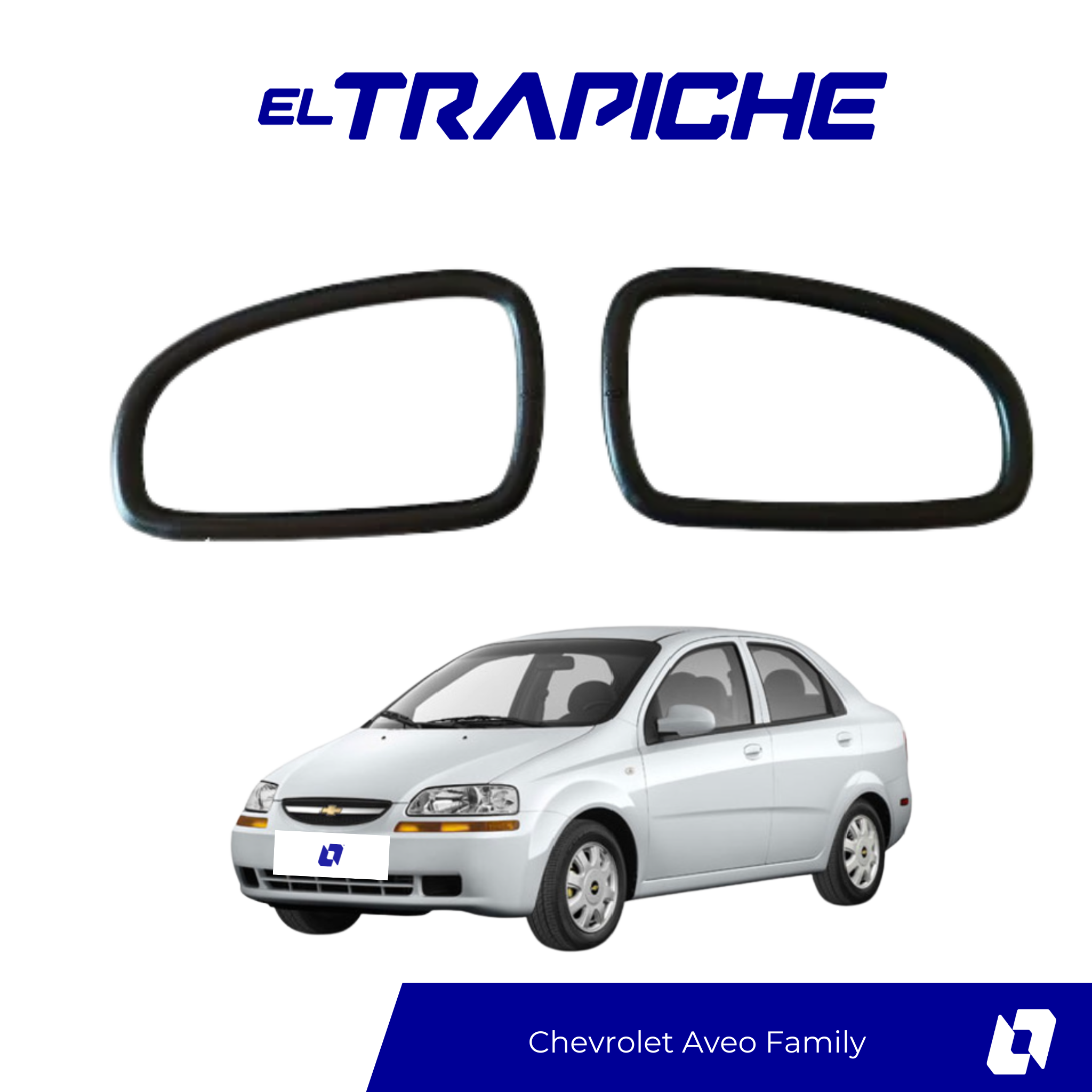 Seguro antirrobo para espejos Chevrolet Aveo Family. Instalación fácil sin perforar. Protege tus retrovisores con máxima seguridad y discreción.