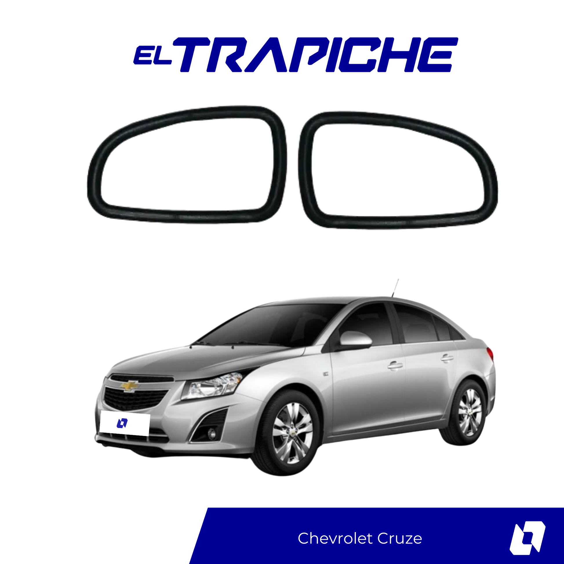 Seguro antirrobo para espejos Chevrolet Cruze. Instalación sencilla, diseño resistente y máxima protección para tus retrovisores.