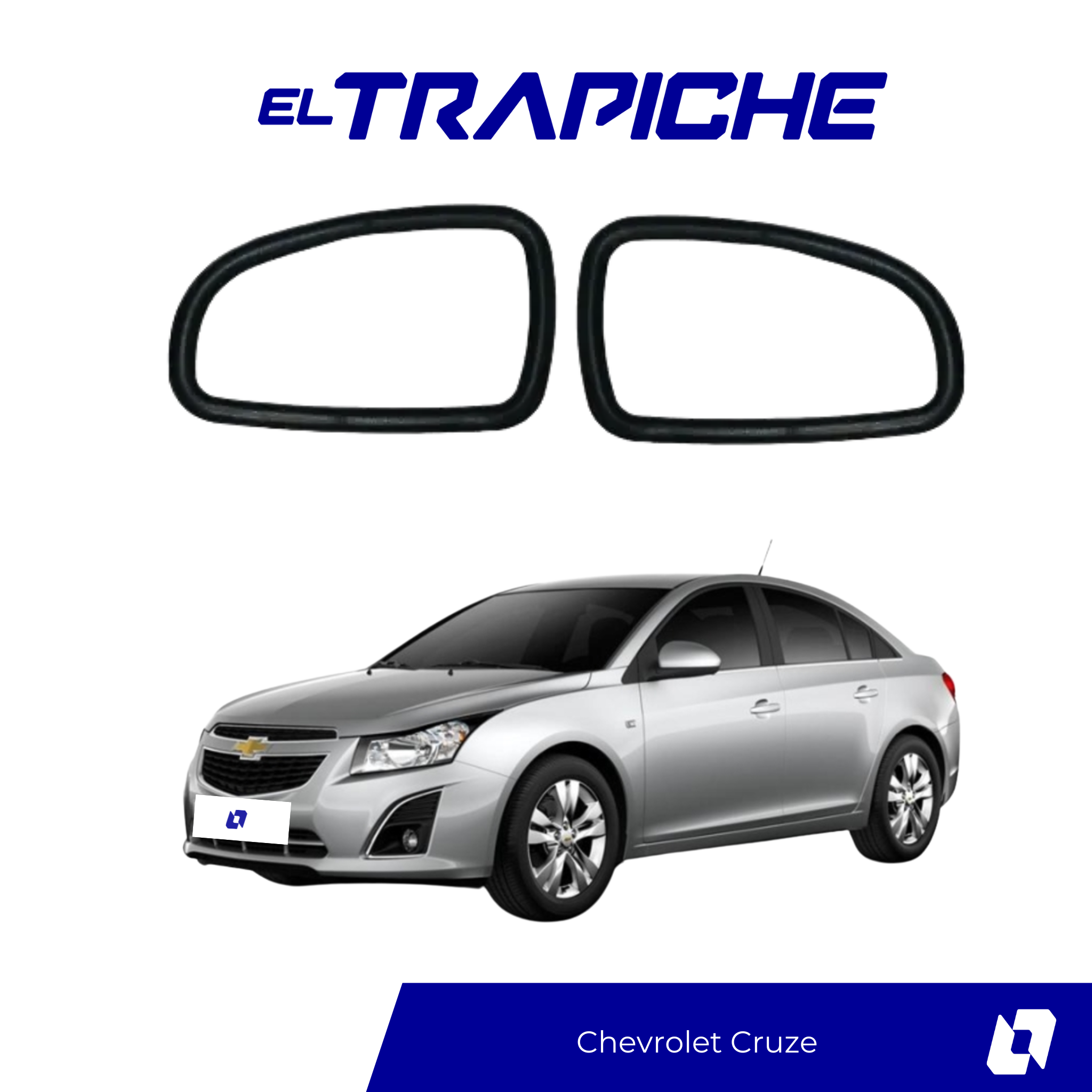 Seguro antirrobo para espejos Chevrolet Cruze. Instalación sencilla, diseño resistente y máxima protección para tus retrovisores.
