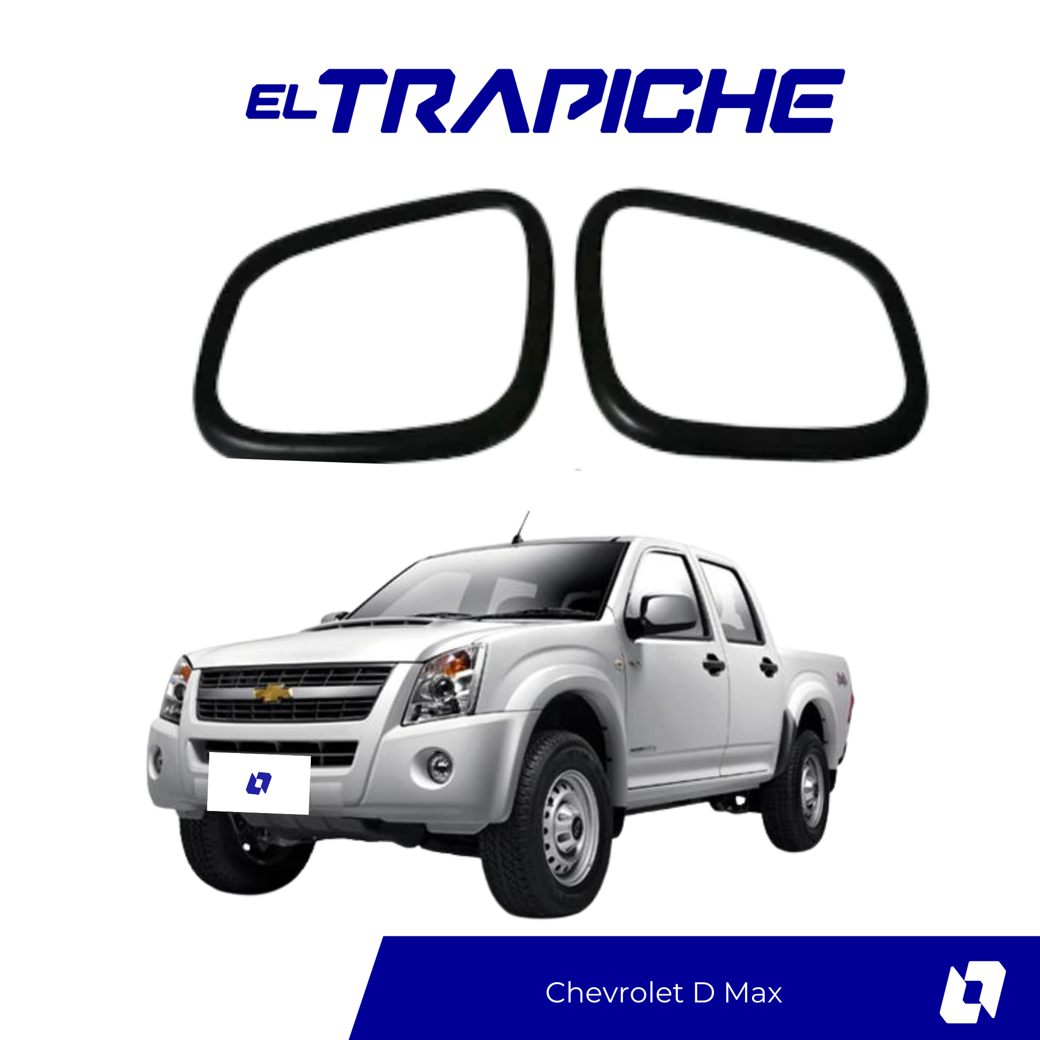 Seguro antirrobo para espejos Chevrolet D-Max. Ajuste preciso, fácil instalación y máxima protección contra el robo de retrovisores.