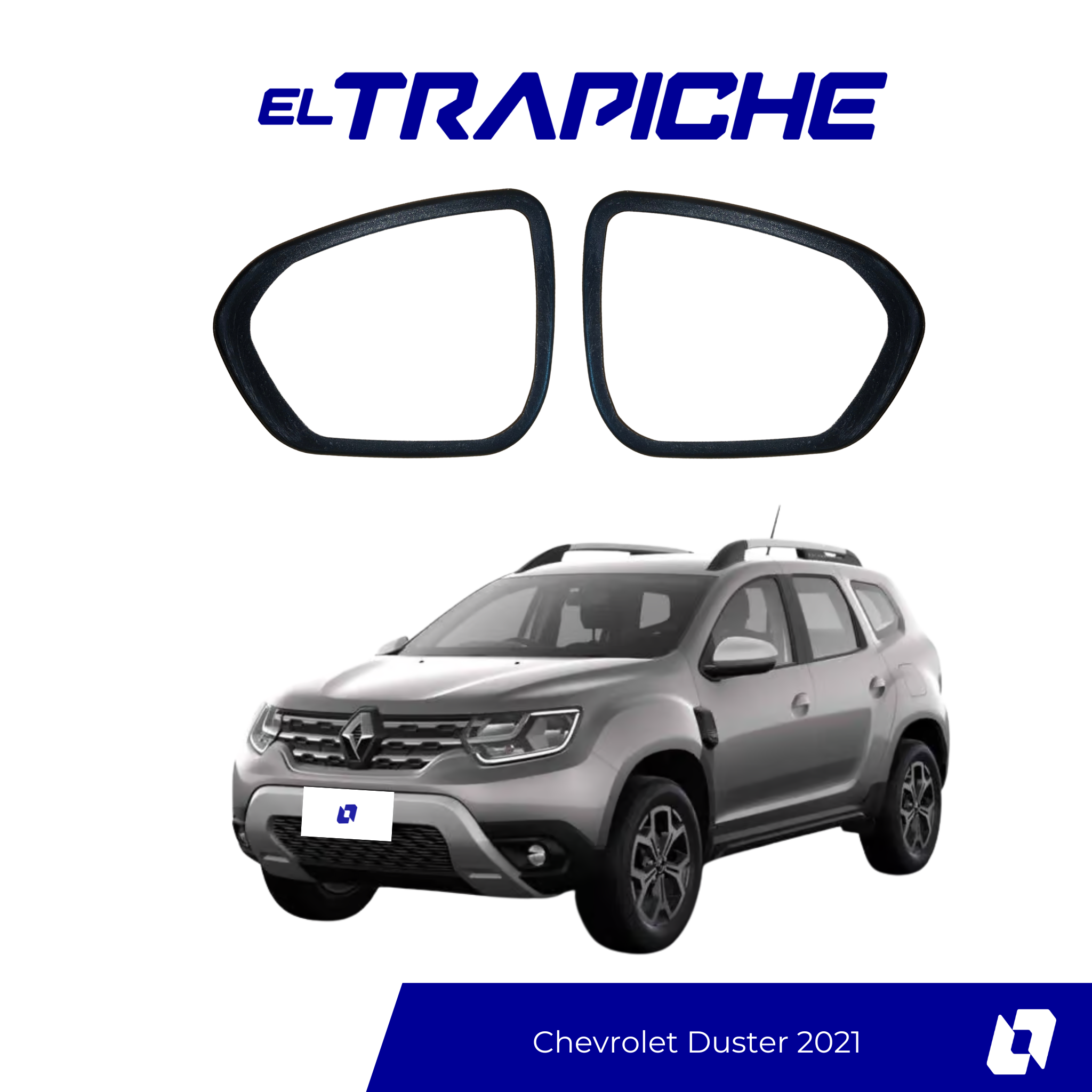 Seguro antirrobo para espejos Chevrolet Duster 2021. Protección efectiva, fácil instalación y diseño discreto que mantiene la estética del vehículo.