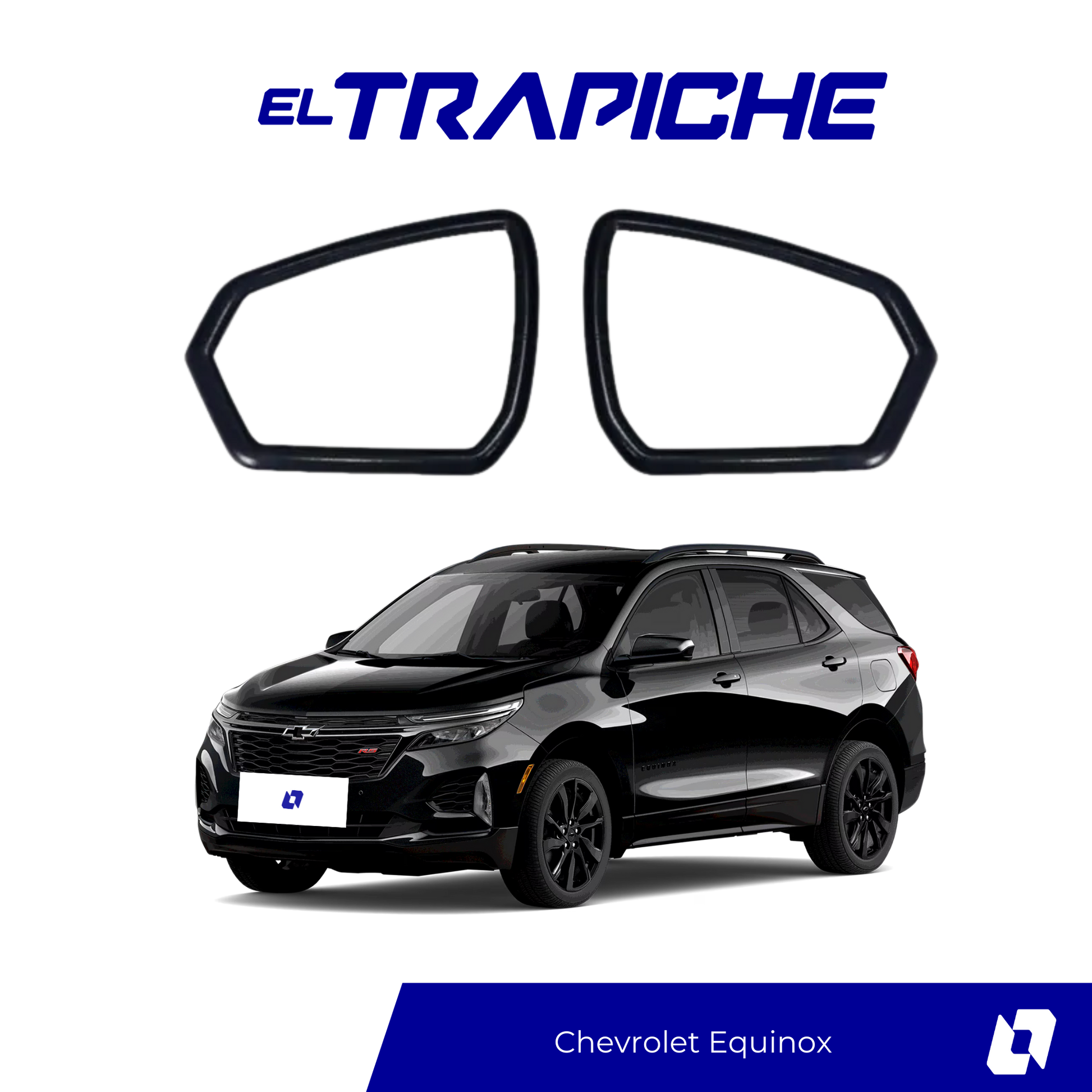 Seguros antirrobo para espejos Chevrolet Equinox. Protege tus retrovisores con instalación rápida y ajuste perfecto. Seguridad y resistencia garantizadas.