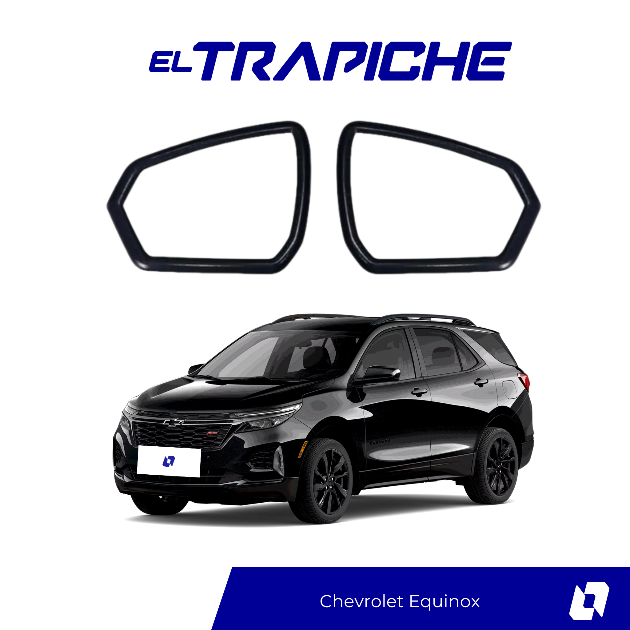 Seguros antirrobo para espejos Chevrolet Equinox. Protege tus retrovisores con instalación rápida y ajuste perfecto. Seguridad y resistencia garantizadas.