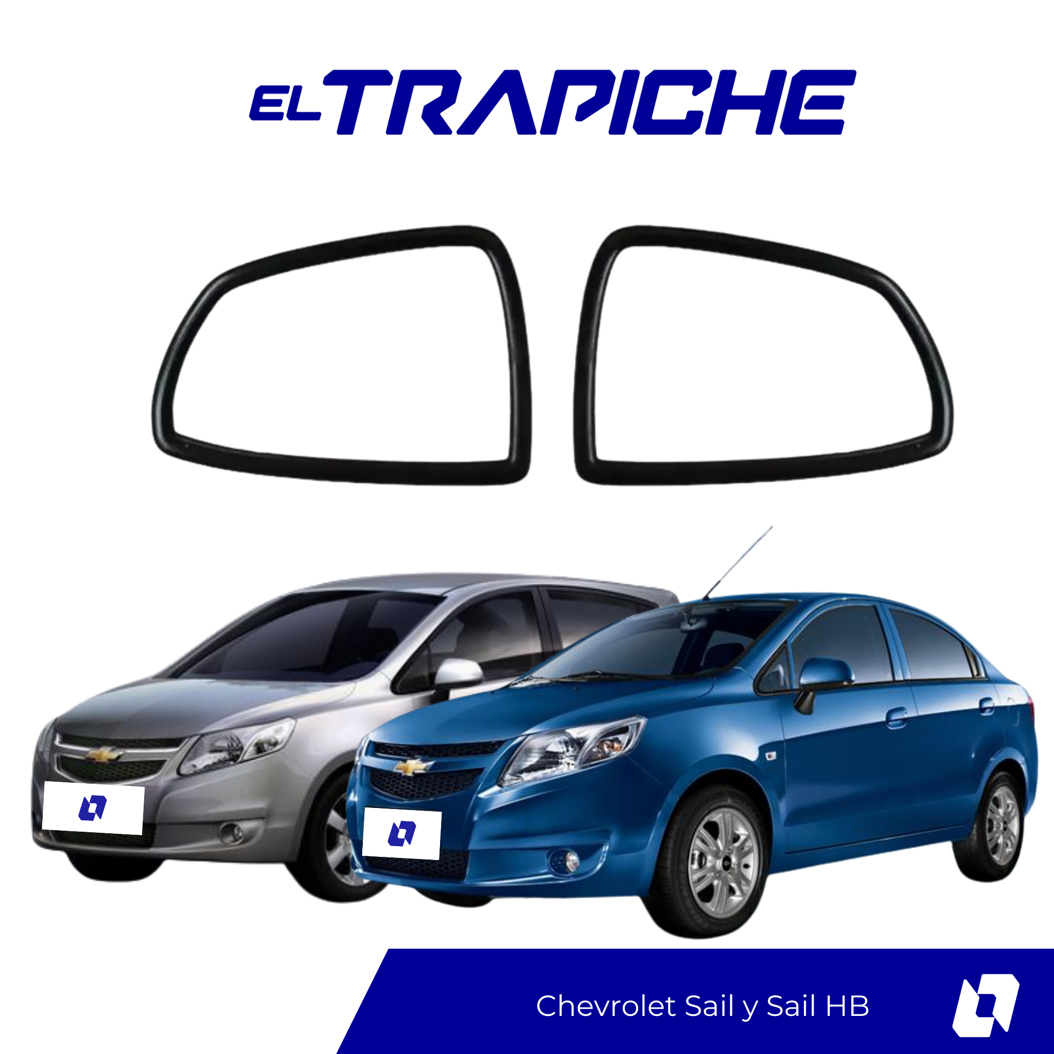 Protege los retrovisores de tu Chevrolet Sail y Sail HB con este seguro antirrobo. Fácil de instalar y sin modificar el vehículo. Máxima protección discreta.