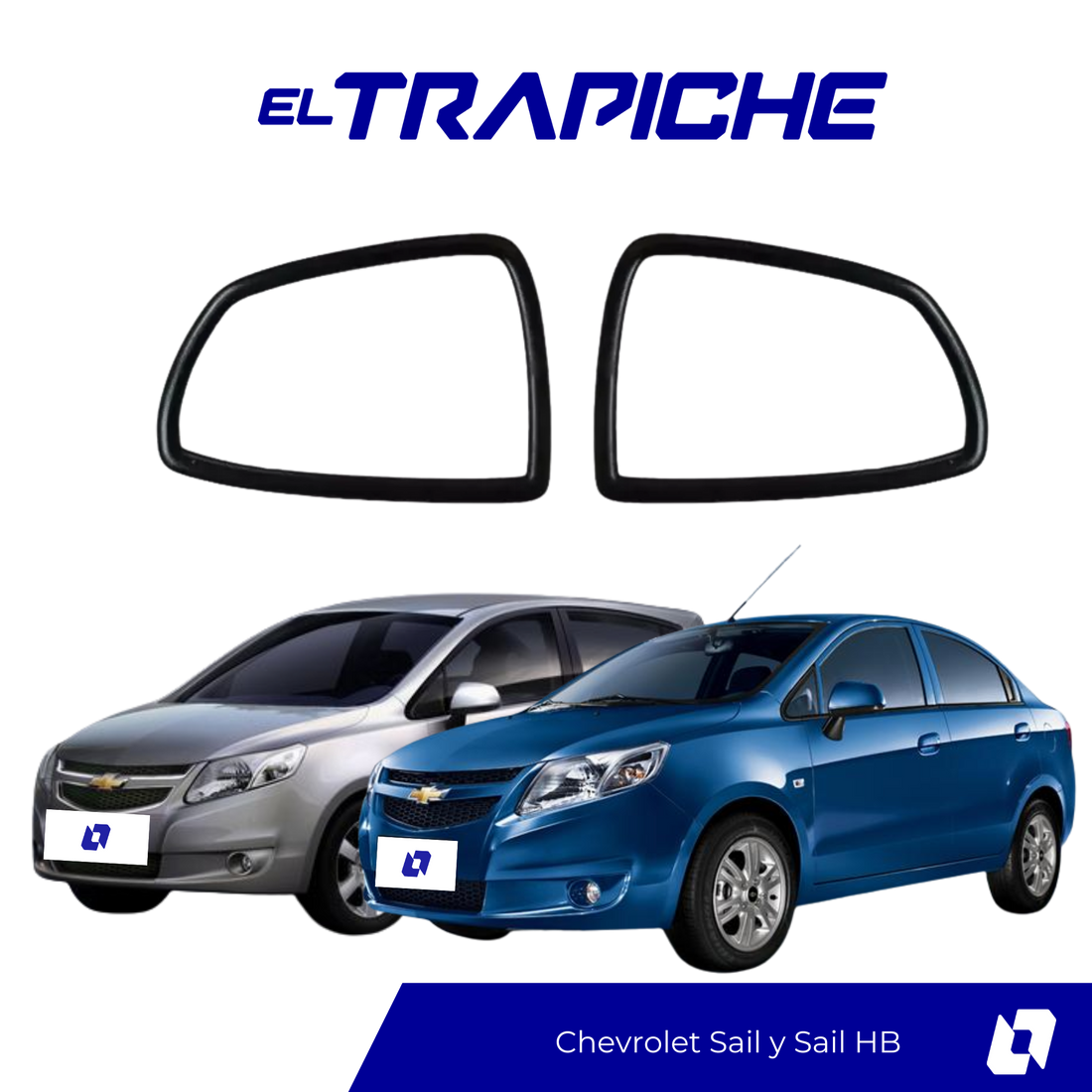 Protege los retrovisores de tu Chevrolet Sail y Sail HB con este seguro antirrobo. Fácil de instalar y sin modificar el vehículo. Máxima protección discreta.