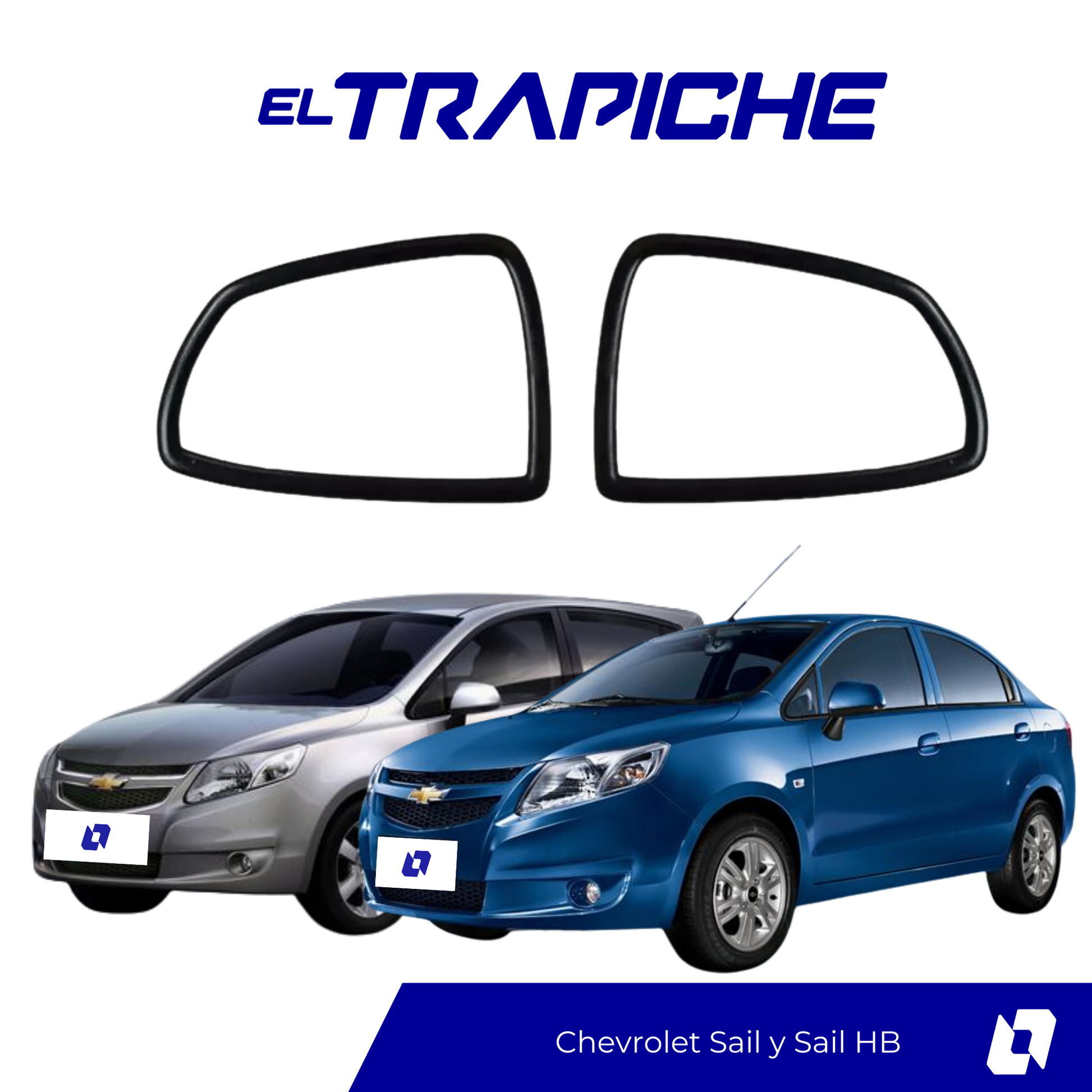 Protege los retrovisores de tu Chevrolet Sail y Sail HB con este seguro antirrobo. Fácil de instalar y sin modificar el vehículo. Máxima protección discreta.