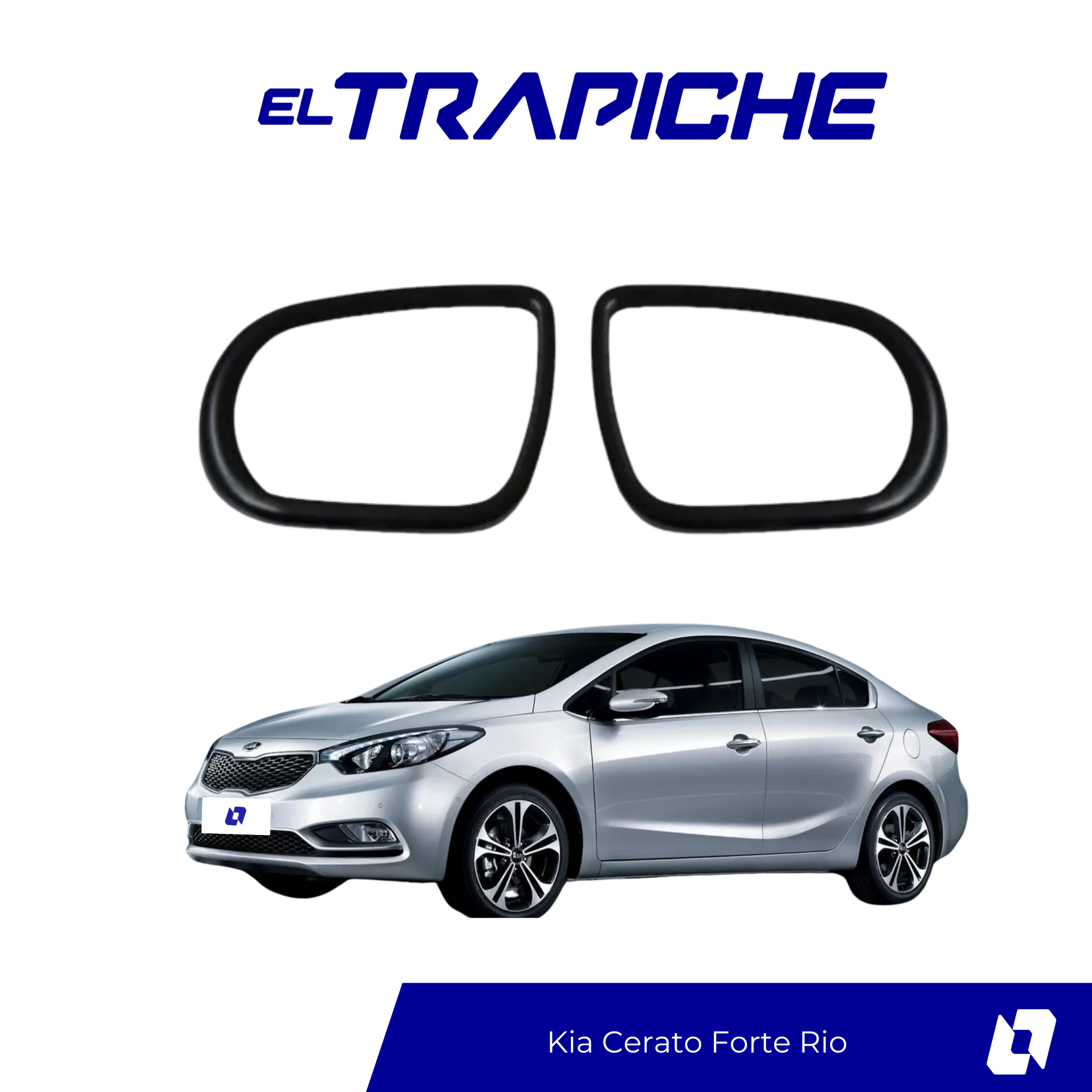 Seguro antirrobo para espejos Kia Cerato, Forte y Rio. Protege tus retrovisores sin alterar su diseño. Fácil instalación y alta seguridad.