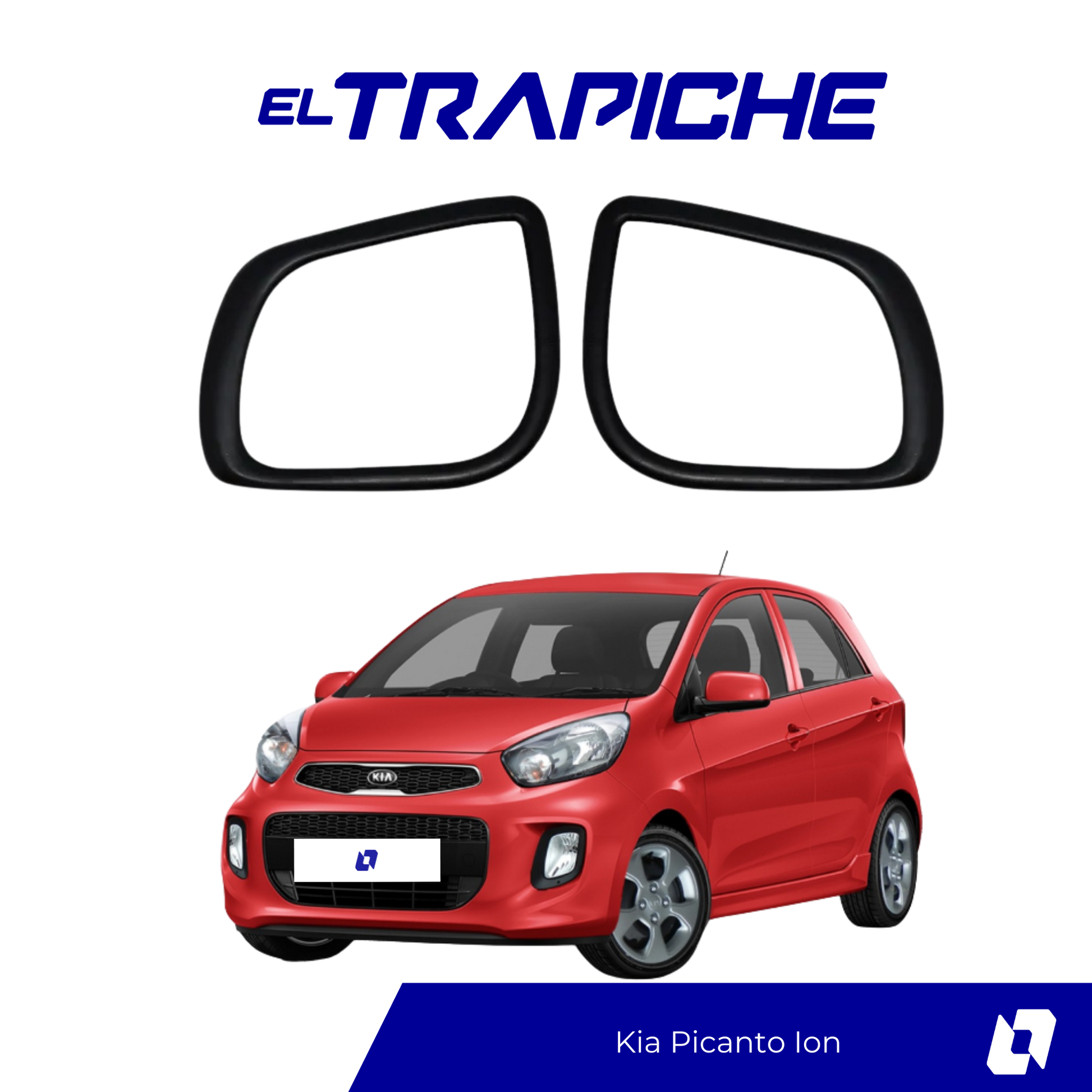 Protege los retrovisores de tu Kia Picanto Ion con seguros antirrobo fáciles de instalar, resistentes y discretos. Máxima seguridad sin alterar el diseño.