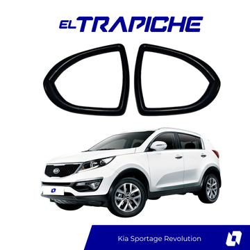 Protege los espejos de tu Kia Sportage Revolution con seguros antirrobo metálicos, fáciles de instalar y diseñados para una fijación segura y discreta.