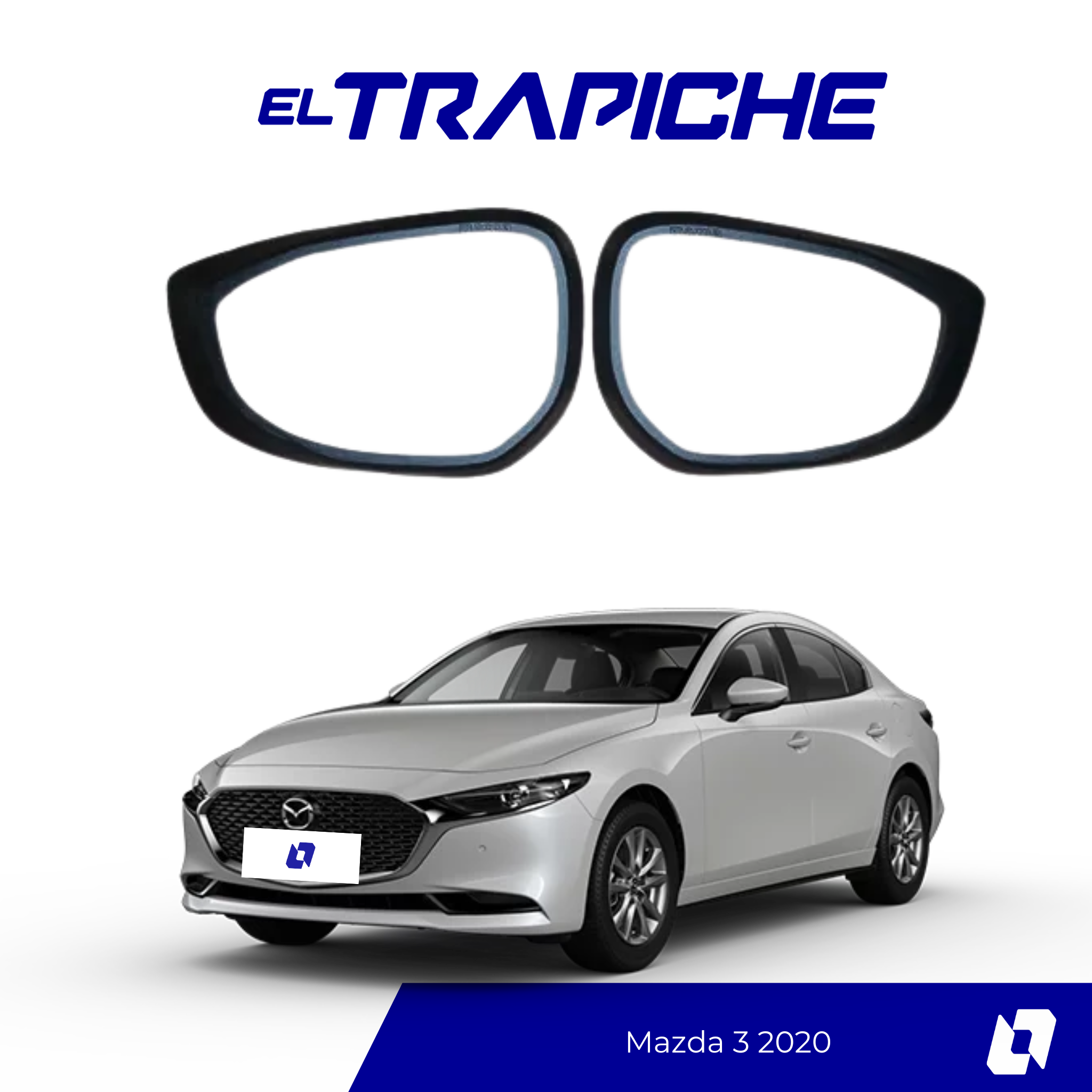 Evita el robo de retrovisores en tu Mazda 3 2020 con este seguro antirrobo. Instalación fácil, sin modificar el vehículo. Protección confiable y discreta.