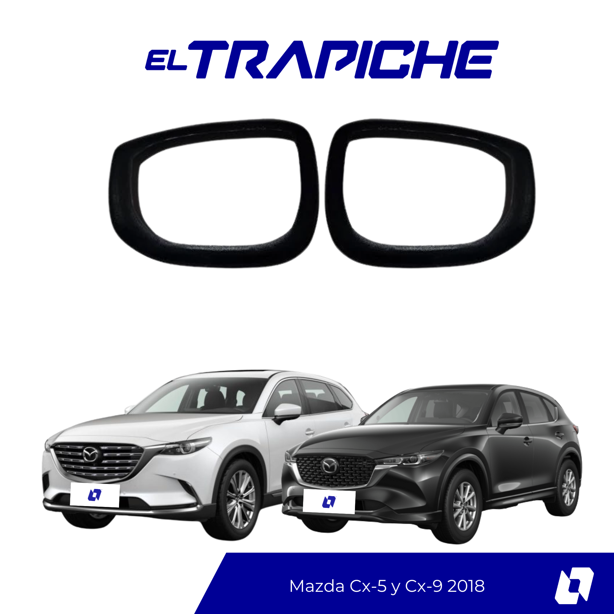 Seguro antirrobo para espejos Mazda CX-5 y CX-9 2018. Ajuste perfecto y protección efectiva para evitar el robo de retrovisores fácilmente.