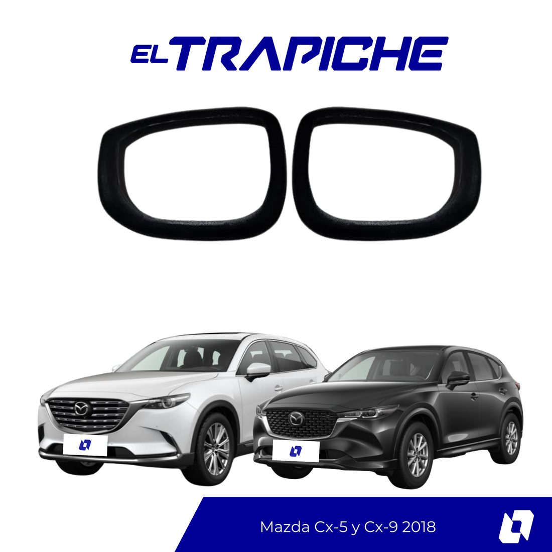 Seguro antirrobo para espejos Mazda CX-5 y CX-9 2018. Ajuste perfecto y protección efectiva para evitar el robo de retrovisores fácilmente.