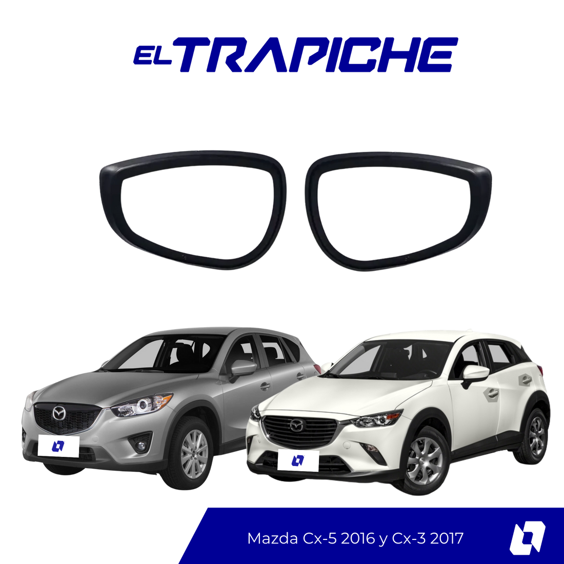Seguro antirrobo para espejos Mazda CX-5 2016 y CX-3 2017. Fácil instalación y máxima protección para tus retrovisores.