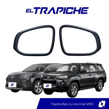 Seguro para espejo RAV4 y 4Runner 15" Revo negro. Protección antirrobo resistente y discreta. Fácil instalación, ideal para cuidar tus retrovisores.