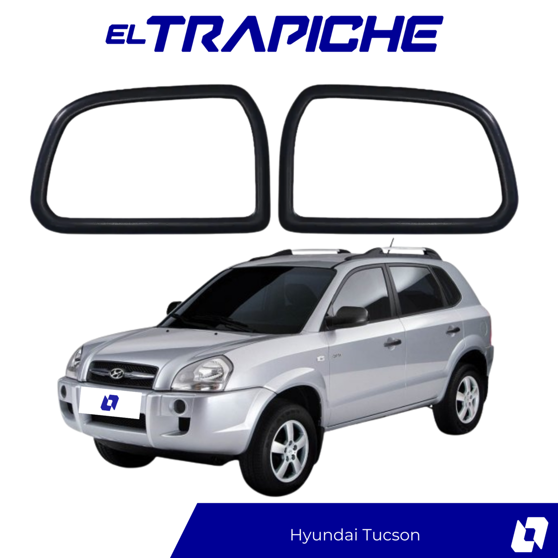 Seguro antirrobo para espejos Hyundai Tucson Modelo Viejo. Fácil de instalar, discreto y sin modificaciones. Protege tus retrovisores contra robos.

