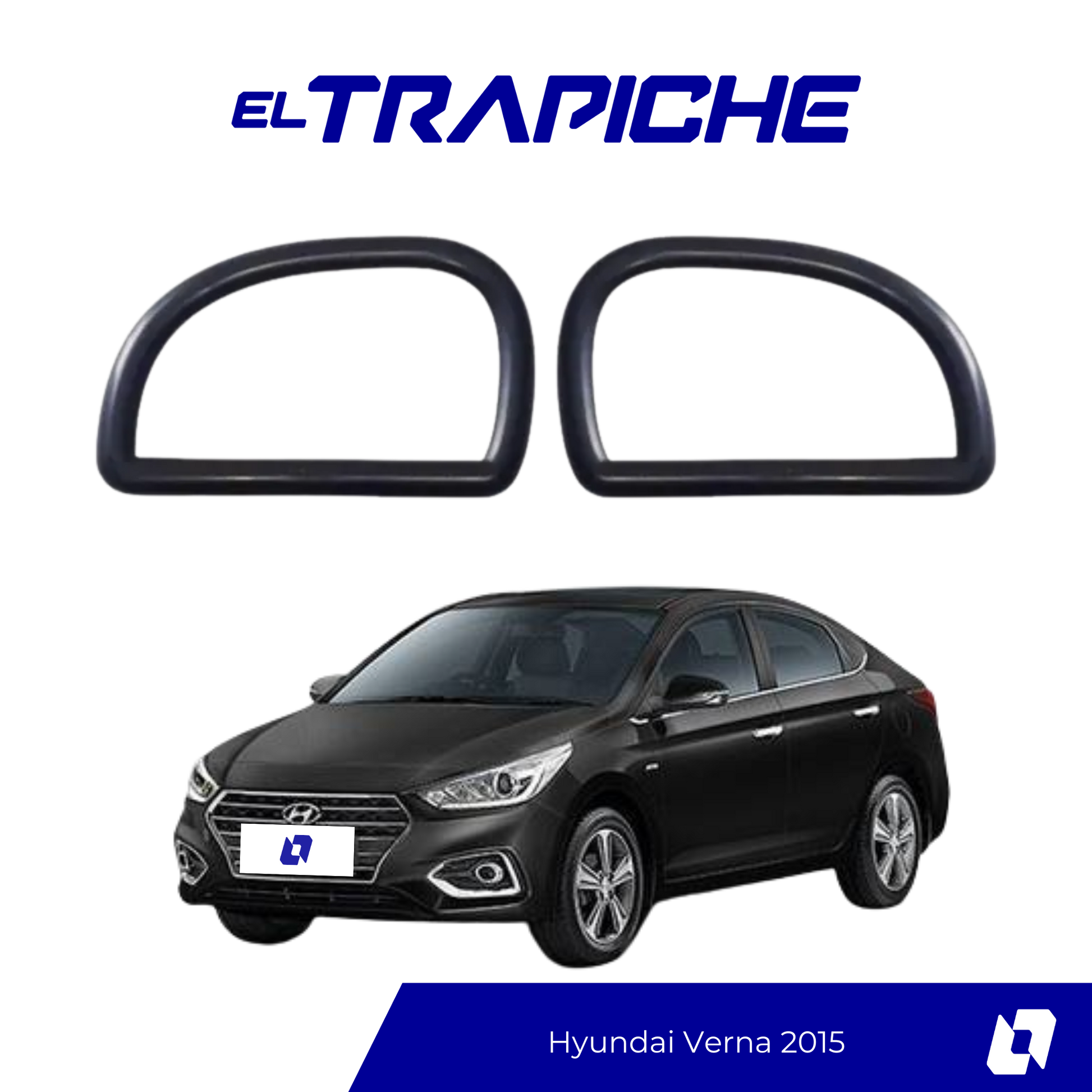 Seguro antirrobo para espejos Hyundai Verna 2015. Fácil de instalar, discreto y sin modificaciones. Protege tus retrovisores contra robos.

