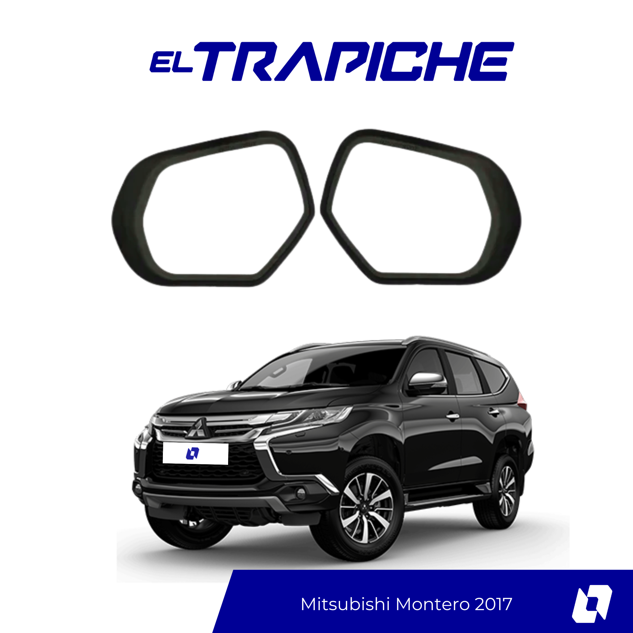 Seguro antirrobo para espejos Mitsubishi Montero 2017. Fácil de instalar, discreto y resistente. Protege tus retrovisores con máxima seguridad y ajuste exacto.