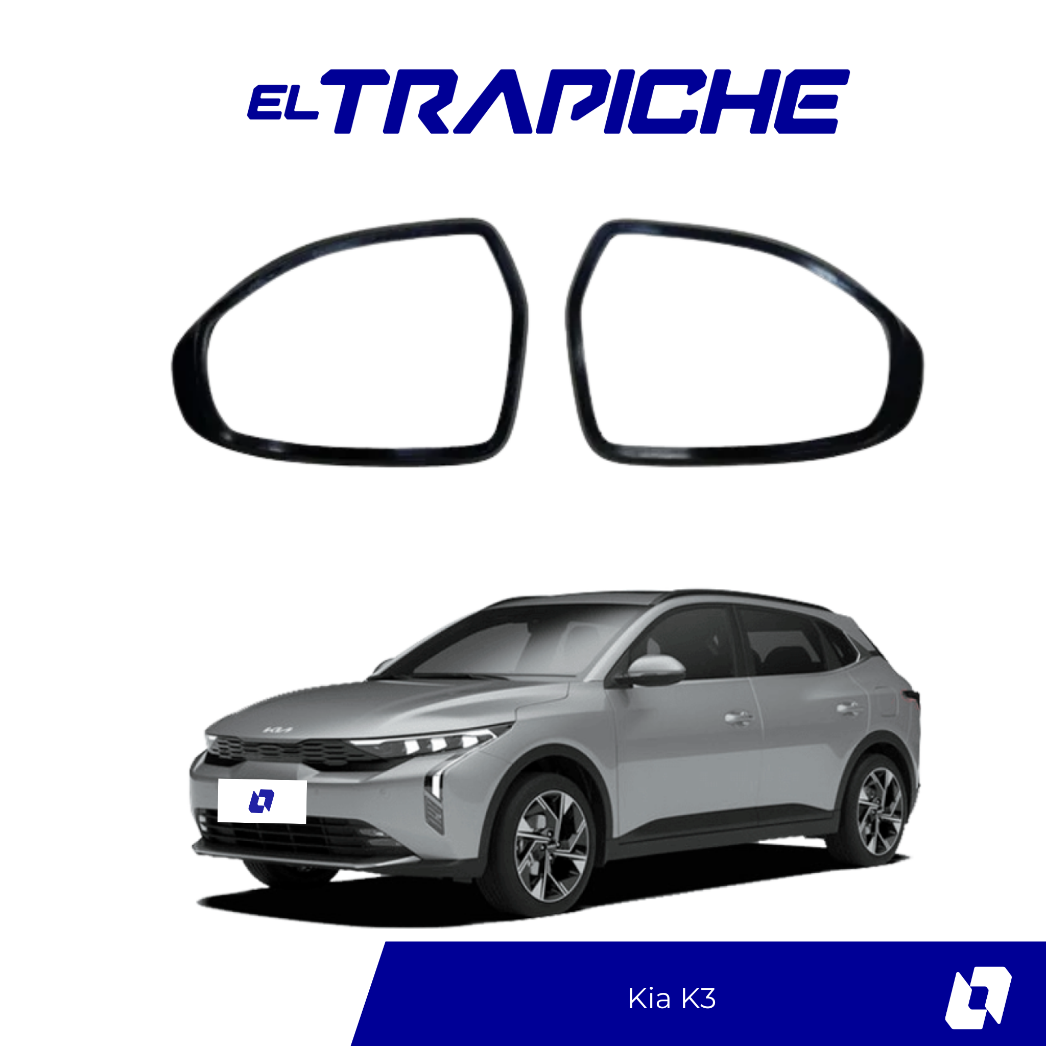 Protege los espejos de tu Kia K3 con seguros antirrobo resistentes y de fácil instalación. Seguridad eficaz sin alterar el diseño original del auto.